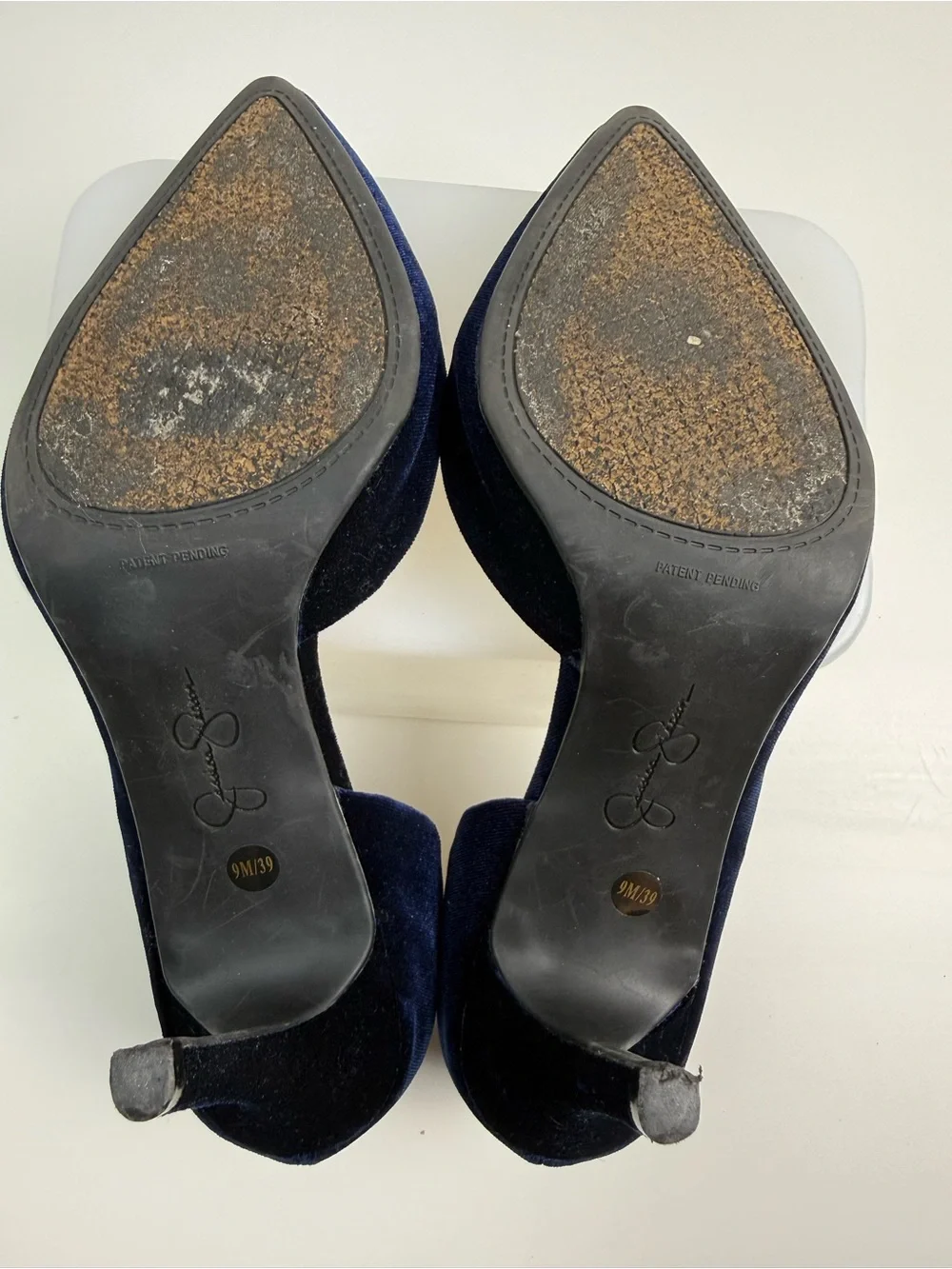 Jessica Simpson | Livvy | Blue Velvet D'Orsay Pumps | 9